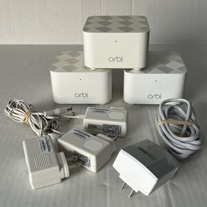 NETGEAR Orbi Satellite RBS10 Mesh WiFi System Router & 2 Satellite Extenders